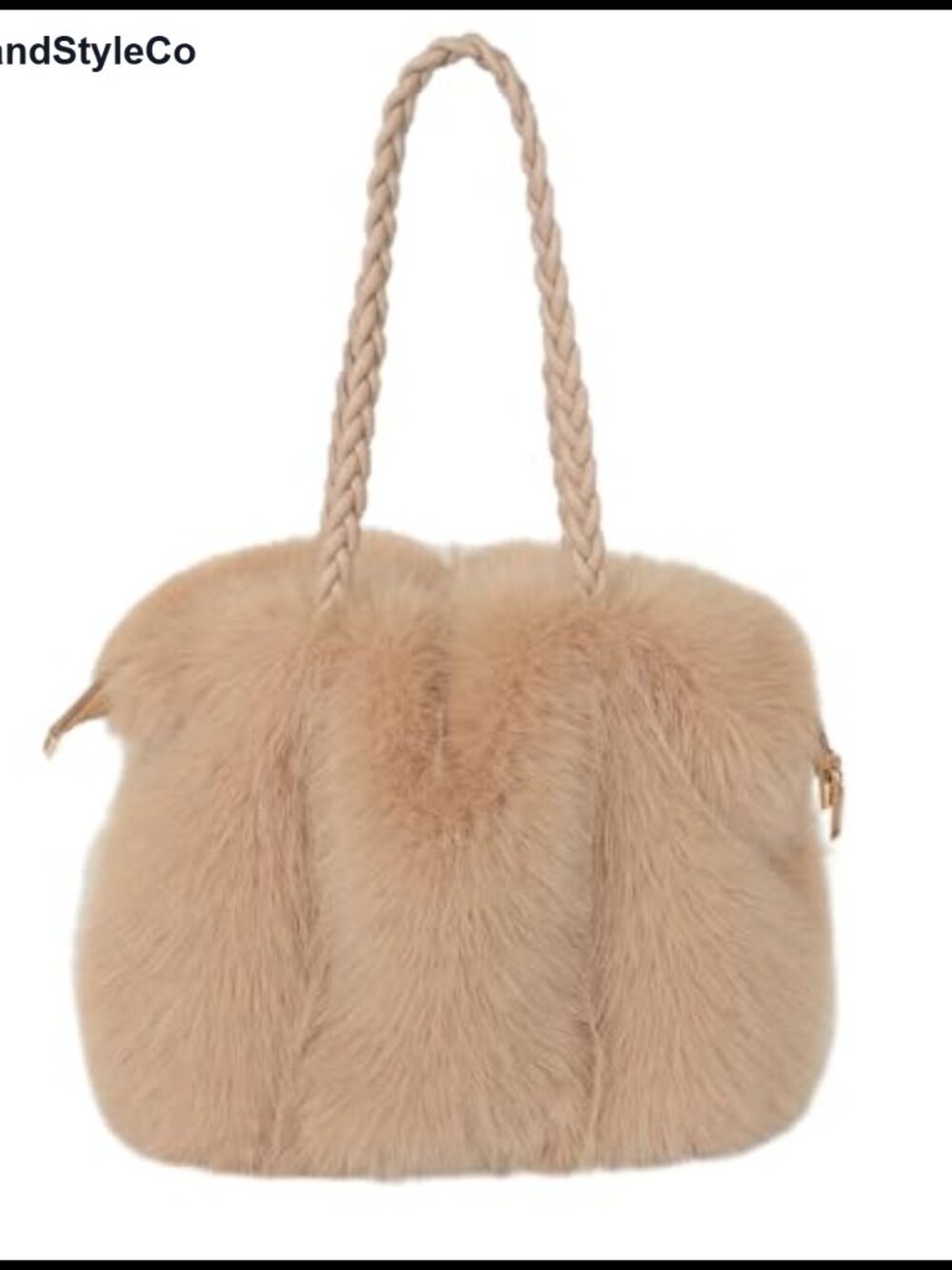 Faux Fur Handbag Fluffy Satchel Shoulder Purse Winter Bag